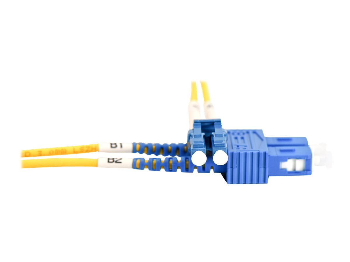 DIGITUS LWL Singlemode Patchkabel, LC / SC - zu SC Single-Modus (M) - 3 m - Glasfaser - 9/125 Mikrometer - OS2 - geschirmt - halogenfrei - Gelb DIGITUS LWL Singlemode Patchkabel, LC / SC - zu SC Single-Modus (M) - 3 m - Glasfaser - 9/125 Mikrometer - OS2 - geschirmt - halogenfrei - Gelb