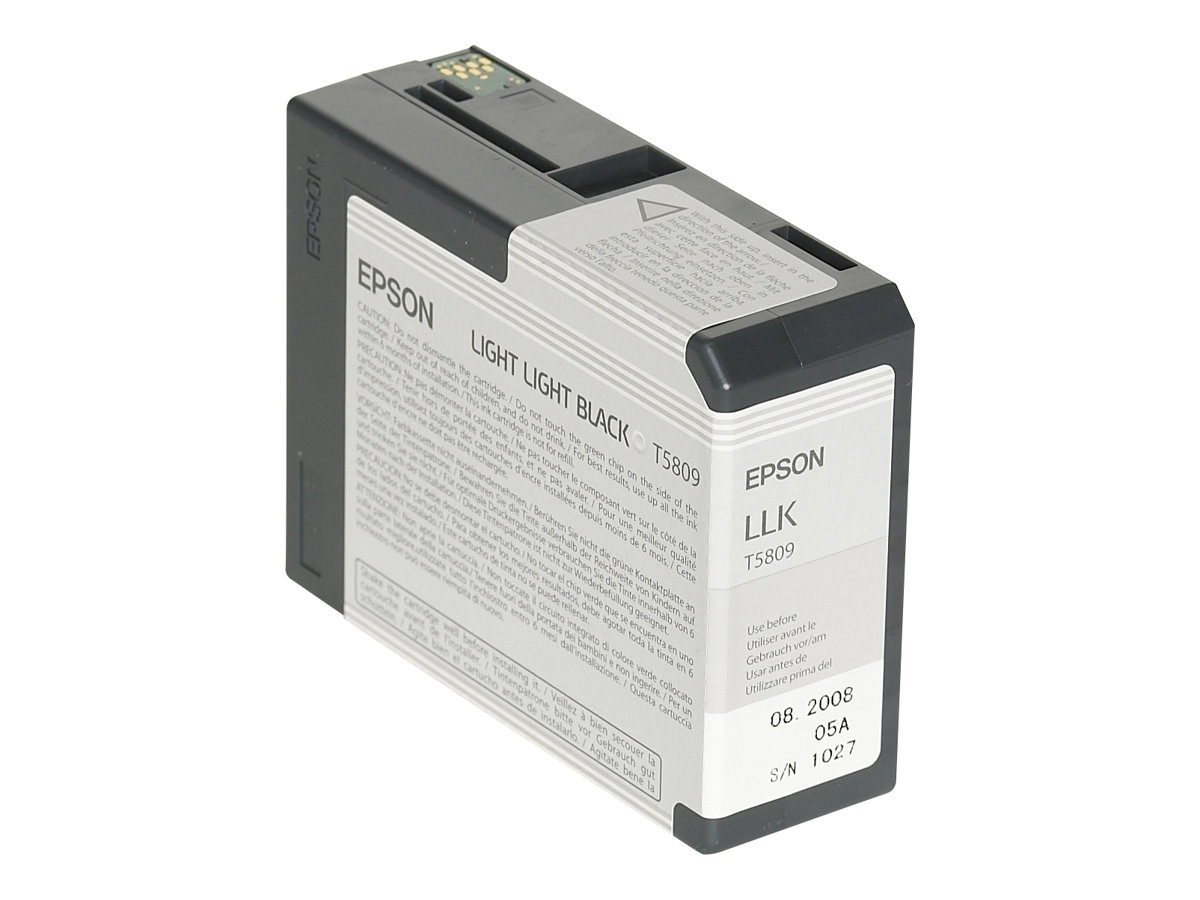 Tintenpatrone T580900 lightlight schwarz - Tintenpatrone - für Stylus Pro 3800 - Pro 3880 Tintenpatrone T580900 lightlight schwarz - Tintenpatrone - für Stylus Pro 3800 - Pro 3880