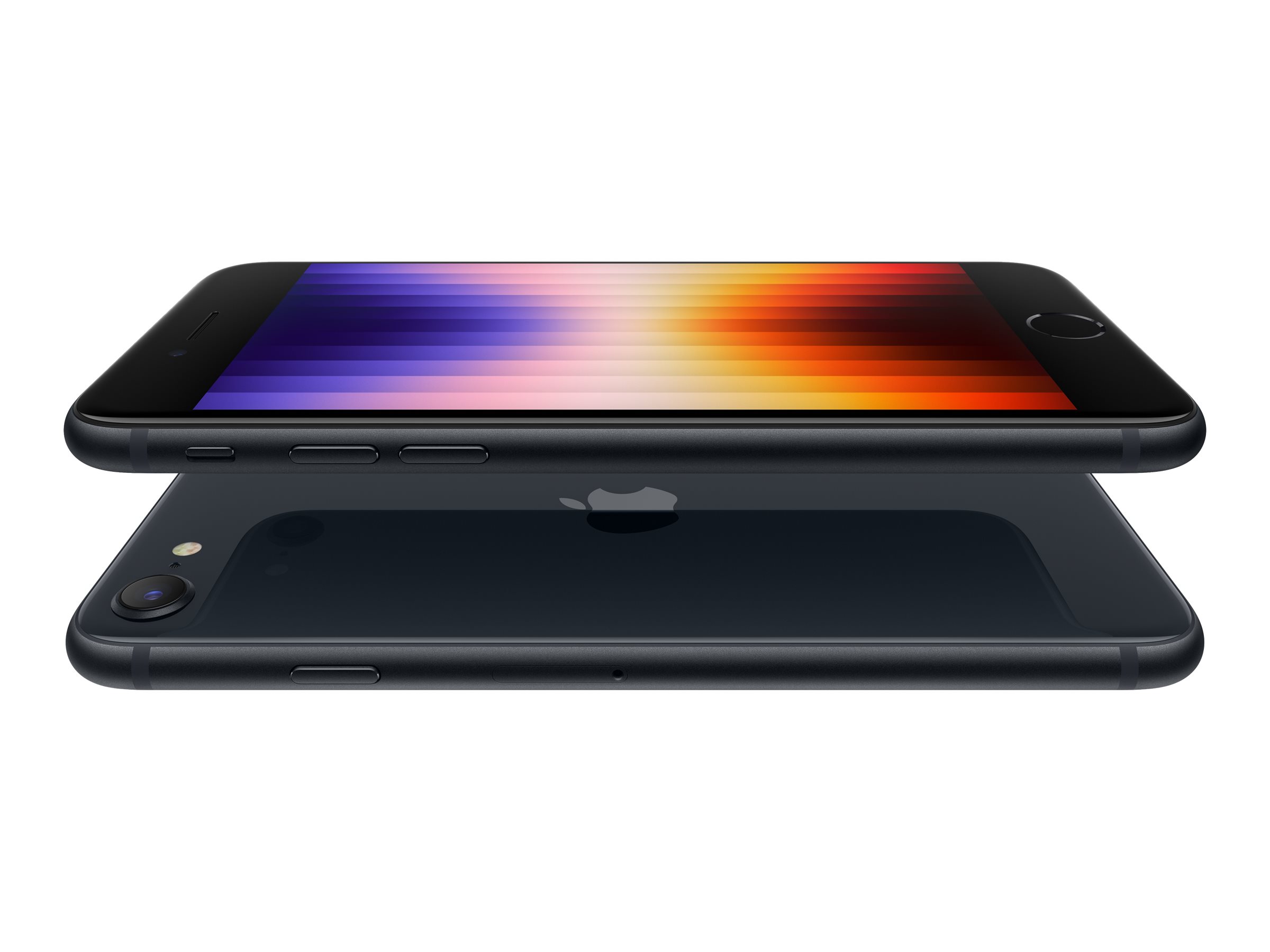 Apple iPhone SE (3rd generation) - 5G Smartphone - Dual-SIM / Interner Speicher 64 GB - LCD-Anzeige - 4.7" - 1334 x 750 Pixel - rear camera 12 MP - front camera 7 MP - Midnight