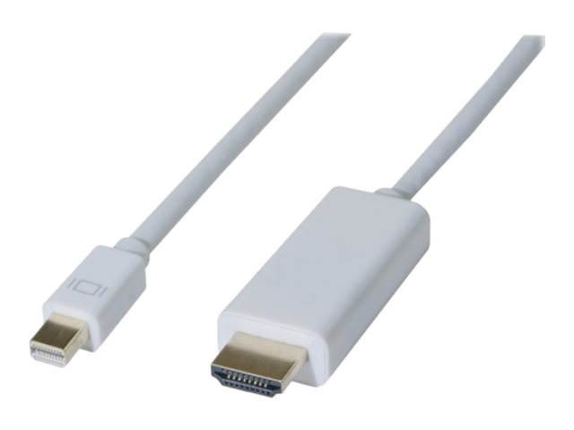 Tecline exertis Connect - Adapterkabel - Mini DisplayPort männlich zu HDMI männlich - 2 m - Schwarz - 1080p-Unterstützung