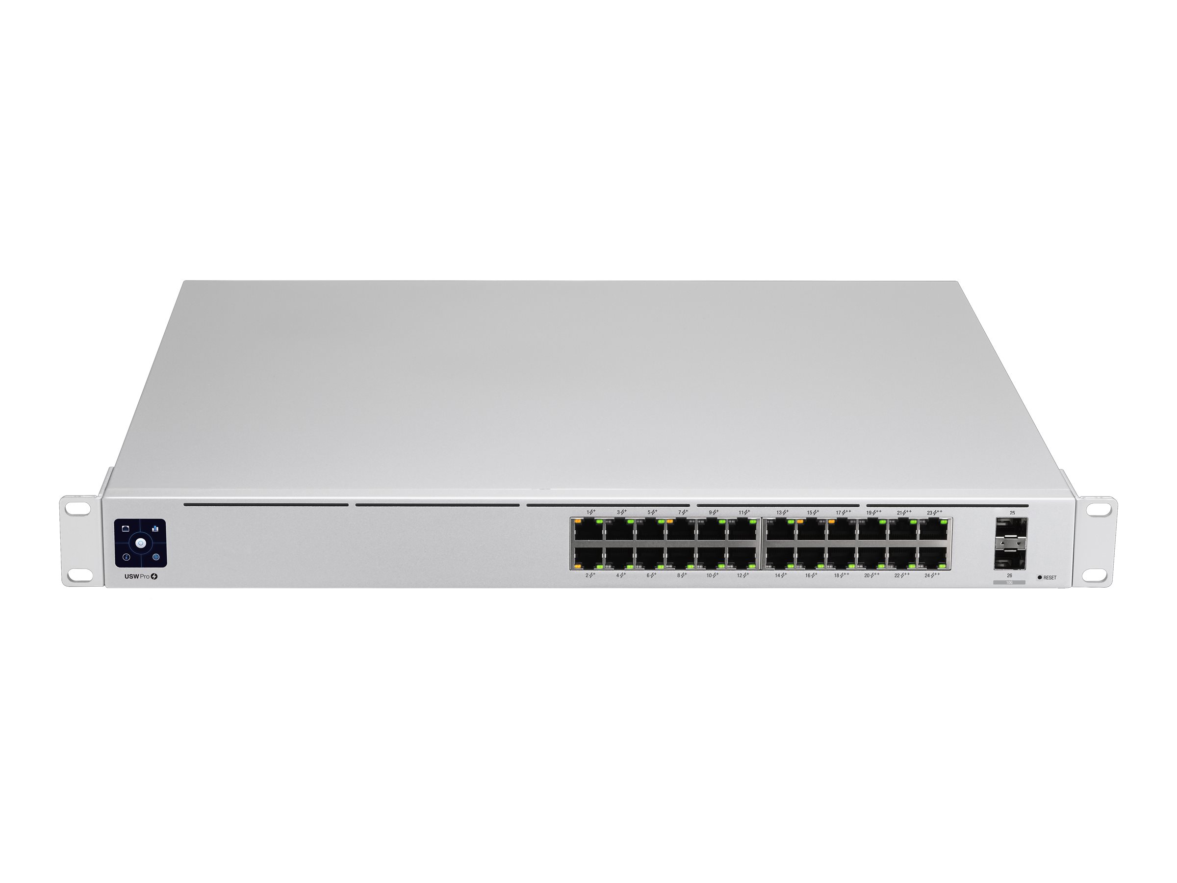 Ubiquiti UniFi Switch USW-Pro-24-POE - Switch - managed - 24 x 10/100/1000 (16 PoE+, 8 PoE++) - + 2 x 10 Gigabit SFP+ (Uplink) - Desktop - an Rack montierbar - PoE++ (400 W)