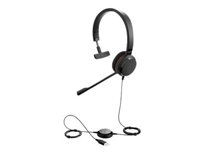 Jabra Evolve 20 UC Mono Headset Monophon Kopfband kabelgebunden - On-Ear - kabelgebunden - USB