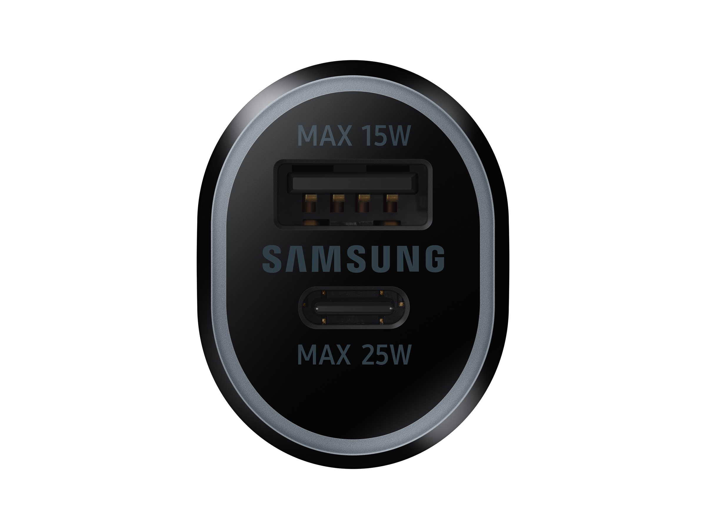 Samsung EP-L4020 - Auto-Netzteil - 40 Watt - FC - 2 Ausgabeanschlussstellen (USB, 24 pin USB-C) - Schwarz Samsung EP-L4020 - Auto-Netzteil - 40 Watt - FC - 2 Ausgabeanschlussstellen (USB, 24 pin USB-C) - Schwarz