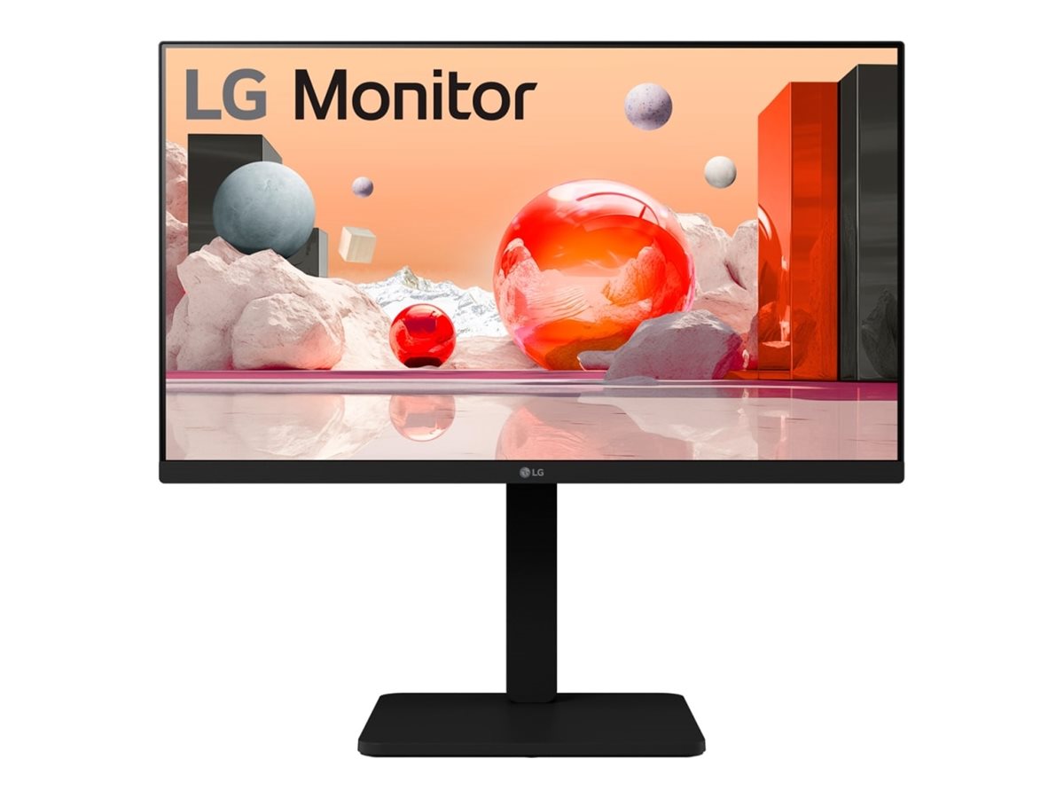 LG 24BA550-B - LED-Monitor - 61 cm (24") (23.8"sichtbar) - 1920 x 1080 Full HD (1080p) @ 100 Hz - IPS - 250 cd/m² - 1300:1 - 5 ms - HDMI - VGA - DisplayPort - Lautsprecher - Schwarz