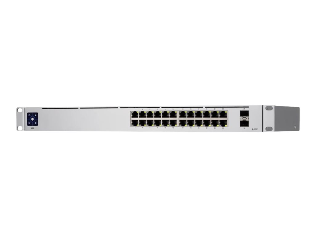 Ubiquiti UniFi Switch USW-24 - Switch - managed - 24 x 10/100/1000 + 2 x Gigabit SFP - an Rack montierbar - Desktop Ubiquiti UniFi Switch USW-24 - Switch - managed - 24 x 10/100/1000 + 2 x Gigabit SFP - an Rack montierbar - Desktop