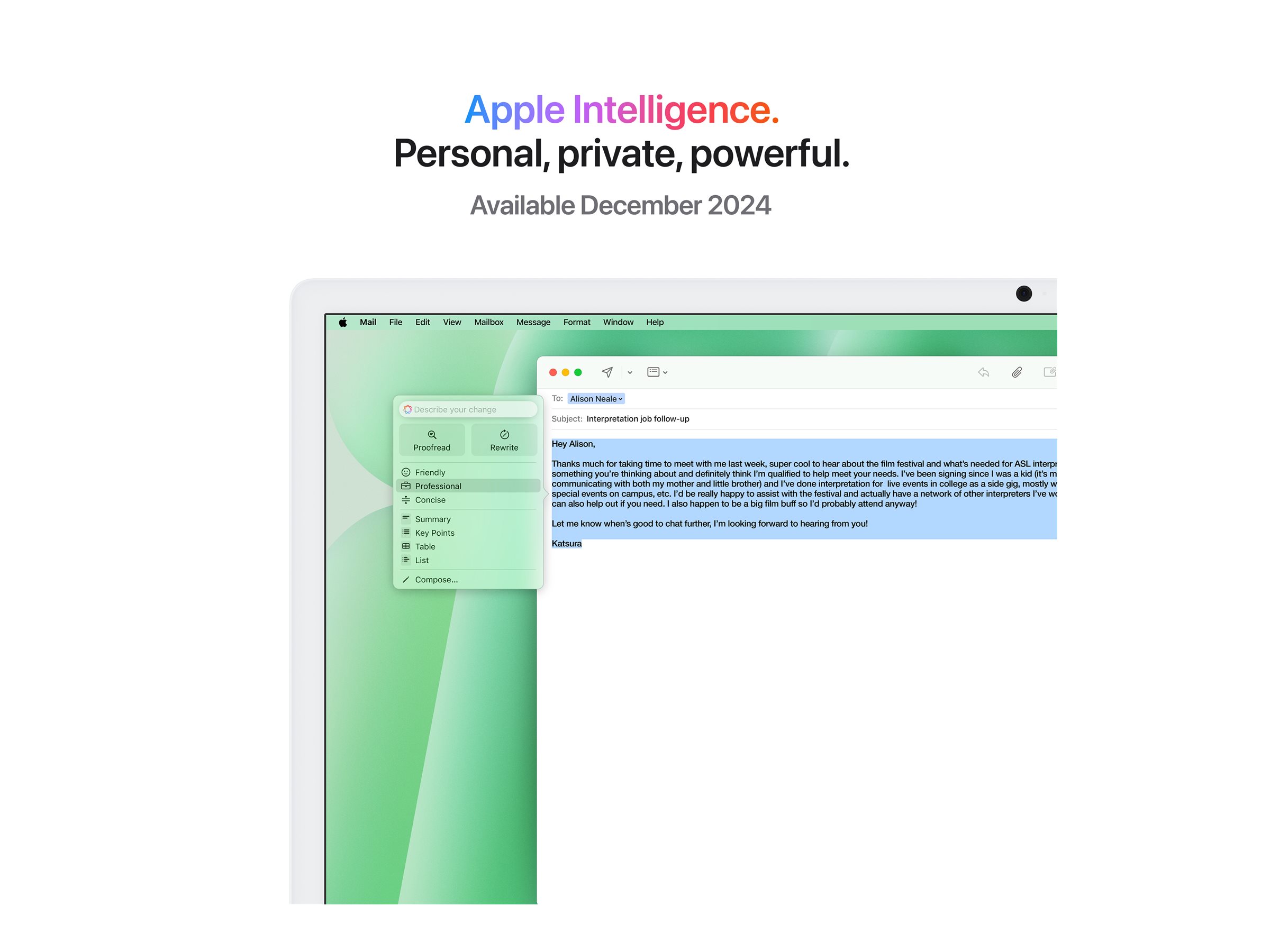 Apple iMac with 4.5K Retina display - All-in-One - M4 - RAM 16 GB - SSD 256 GB - Apple M4 8-core - Wi-Fi 6E - Bluetooth 5.3 - WLAN: 802.11a/b/g/n/ac/ax (Wi-Fi 6E) - Bluetooth 5.3 - macOS Sequoia 15.0 - Monitor: LED 61 cm (24") 4480 x 2520 (4.5K) - Tasta…