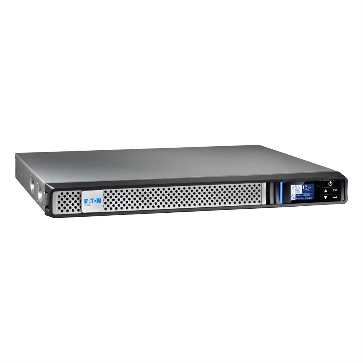 Eaton 5P 650i - Gen 2 - USV (Rack - einbaufähig) - - 9 Ah - RS-232 - USB - Ausgangsanschlüsse: 4 - 1U - 48.3 cm (19") - Schwarz/Silber Eaton 5P 650i - Gen 2 - USV (Rack - einbaufähig) - - 9 Ah - RS-232 - USB - Ausgangsanschlüsse: 4 - 1U - 48.3 cm (19") - Schwarz/Silber