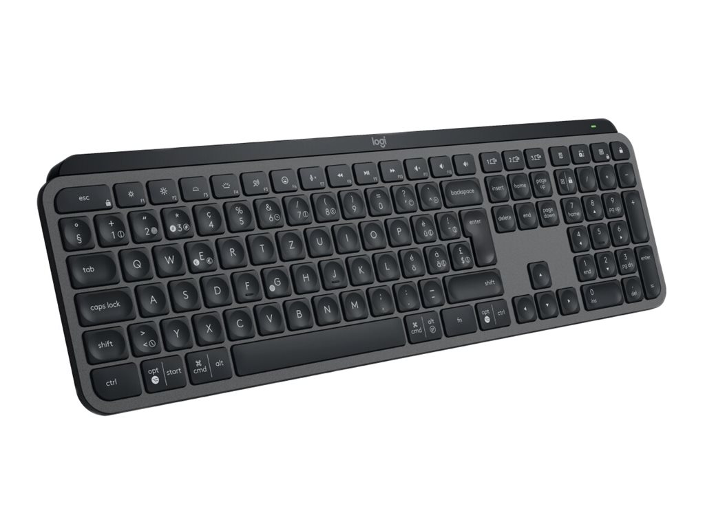 Logitech MX Keys S Tastatur hinterleuchtet kabellos mit Palm Rest Graphite - kabellos - Bluetooth LE - QWERTZ - Deutsch - Tastenschalter: Scissor-Key - Graphite - mit Palm Rest Logitech MX Keys S Tastatur hinterleuchtet kabellos mit Palm Rest Graphite - kabellos - Bluetooth LE - QWERTZ - Deutsch - Tastenschalter: Scissor-Key - Graphite - mit Palm Rest