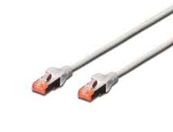 Digitus CAT 6 S/FTP Patchkabel, 10 Stück - zu RJ-45 (M) - 3 m - SFTP - PiMF - CAT 6 - IEEE 802.3 - geschirmt - halogenfrei - ohne Haken - verseilt - Grau (Packung mit 10) Digitus CAT 6 S/FTP Patchkabel, 10 Stück - zu RJ-45 (M) - 3 m - SFTP - PiMF - CAT 6 - IEEE 802.3 - geschirmt - halogenfrei - ohne Haken - verseilt - Grau (Packung mit 10)