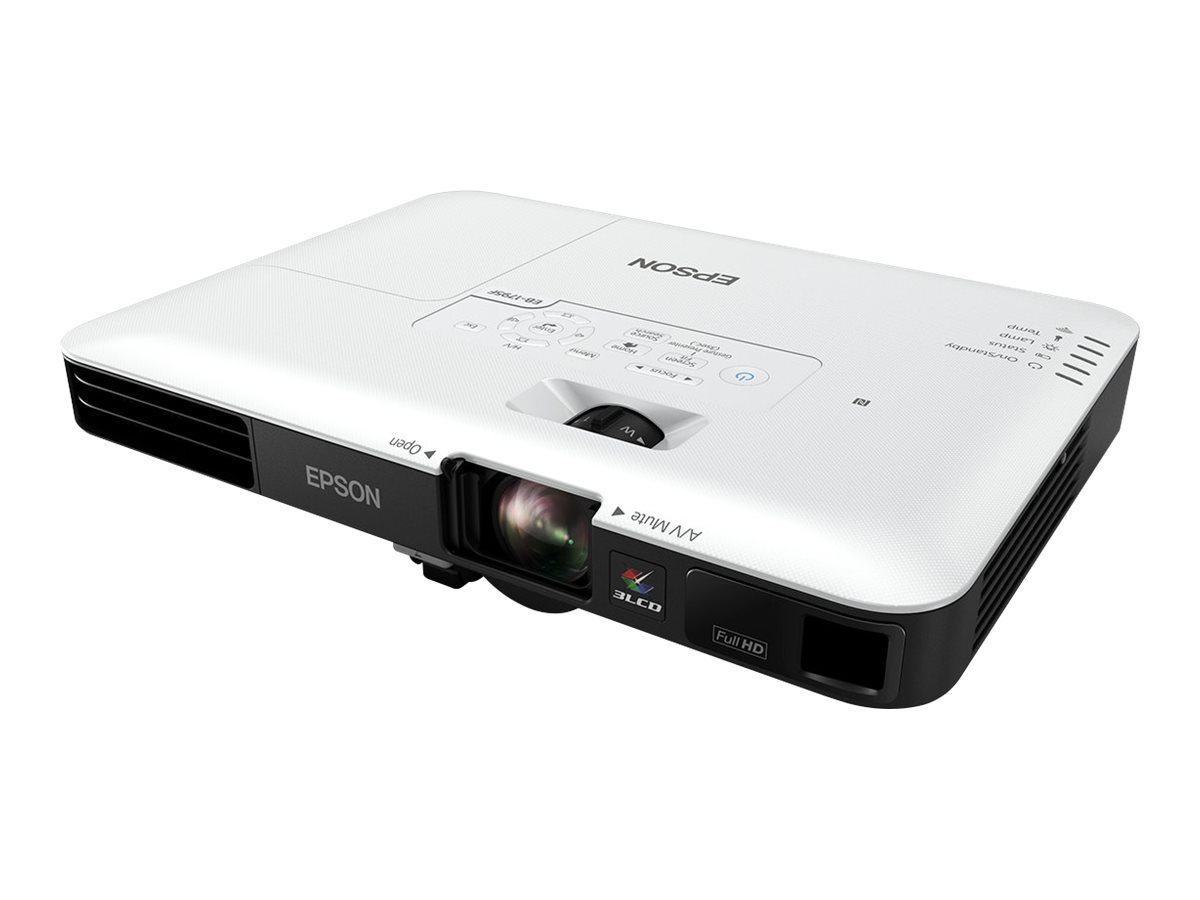 Projektor EB-1795F 3LCD 3200AnsiL 10000:1 - 3200 lm (Farbe) - Full HD (1920 x 1080) - 16:9 - 1080p - 802.11n wireless / NFC / Miracast - Schwarz - weiß Projektor EB-1795F 3LCD 3200AnsiL 10000:1 - 3200 lm (Farbe) - Full HD (1920 x 1080) - 16:9 - 1080p - 802.11n wireless / NFC / Miracast - Schwarz - weiß