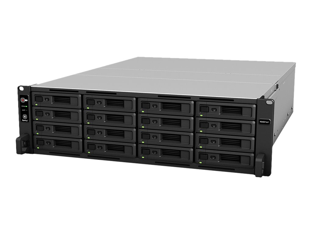 Synology RackStation RS4021xs+ - NAS-Server - 16 Schächte - Rack - einbaufähig - SATA 6Gb/s - RAID RAID 0 - 1 - 5 - 6 - 10 - JBOD - RAID F1 - 1 Hot-Spare - 10-Hot-Spare - 5 Hot Spare - 6 Hot Spare - F1 Hot Spare - RAM 16 GB - Gigabit Ethernet / 10 Gigabi…