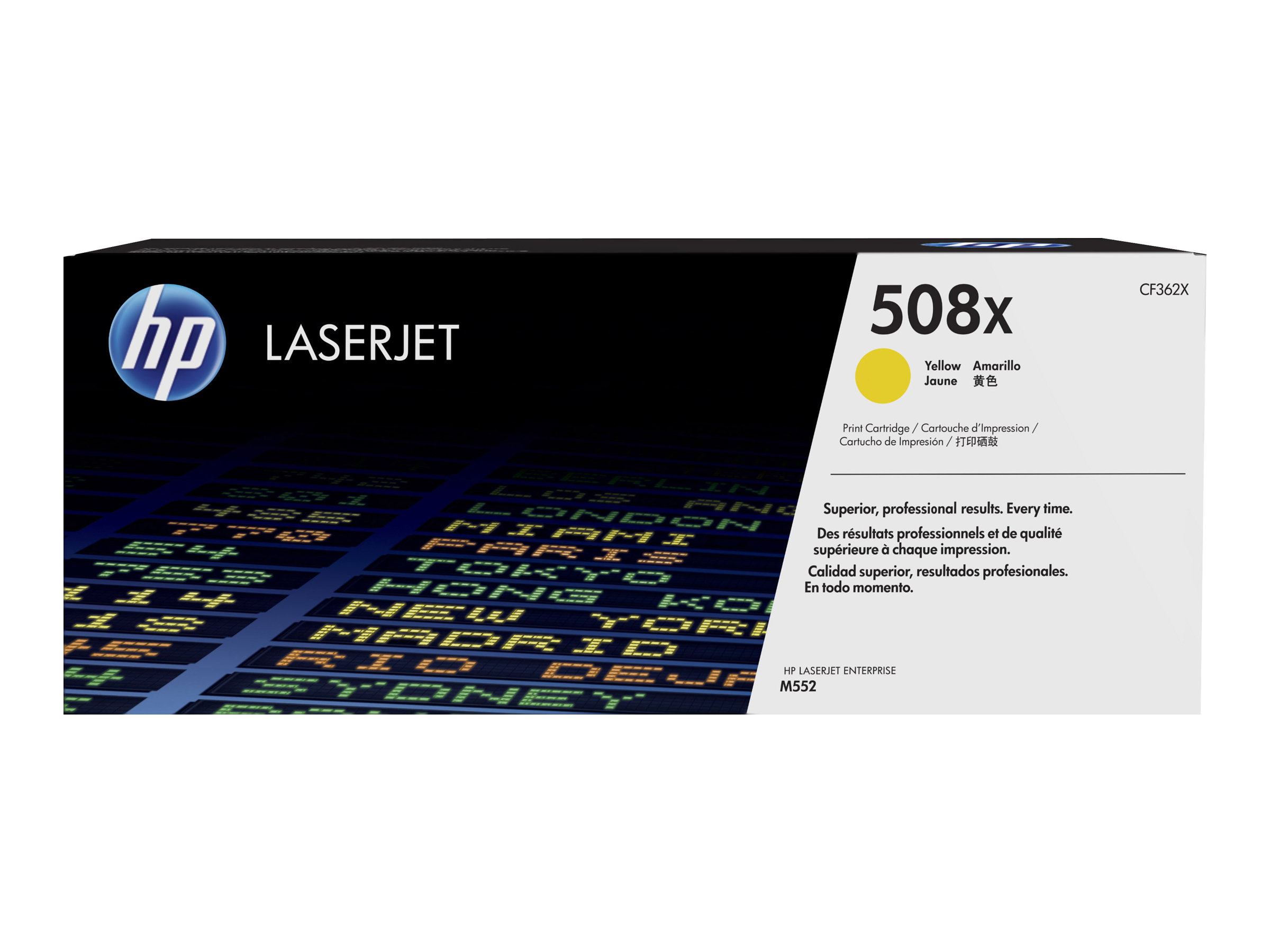 HP Toner 508X gelb High Yield f. LaserJet mit JetIntelligence - für Color LaserJet Enterprise MFP M577; LaserJet Enterprise Flow MFP M577