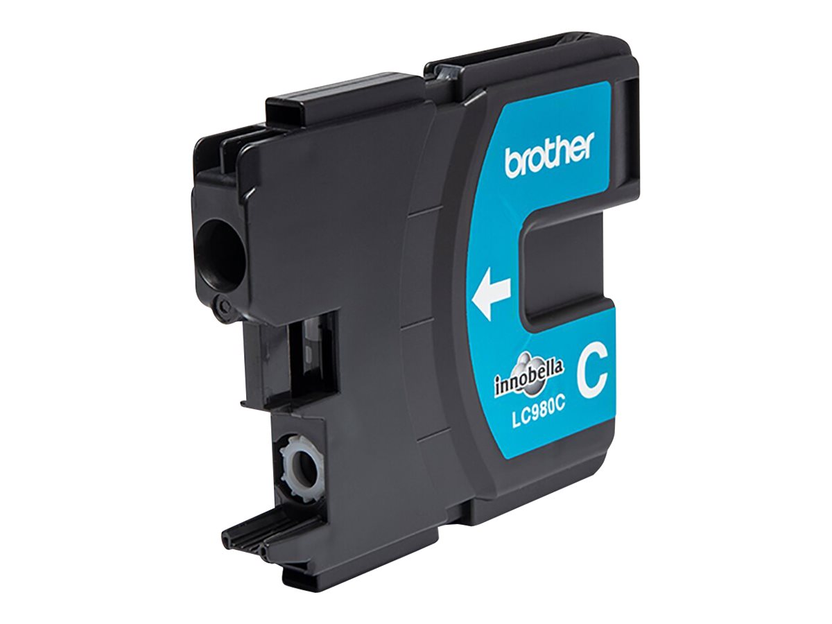 Brother LC980C - Cyan - Original - Tintenpatrone - für Brother DCP-145 - 163 - 167 - 193 - 195 - 197 - 365 - 373 - 375 - 377 - MFC-250 - 255 - 290 - 295 - 297