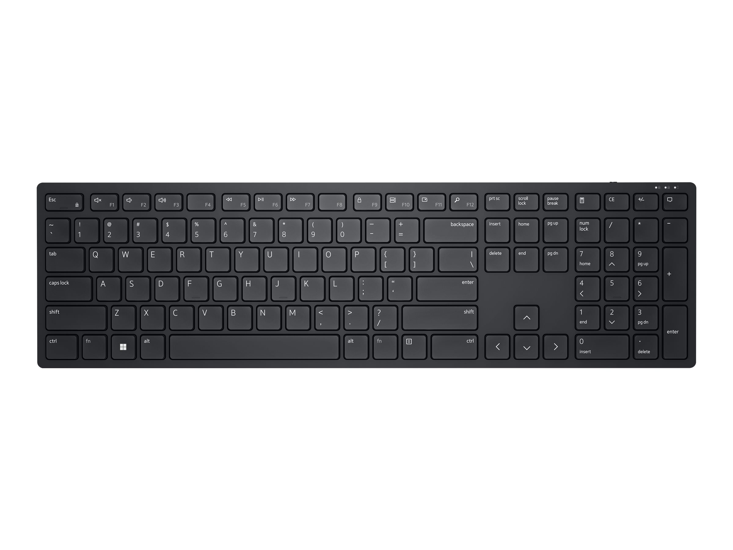Dell KB500 - Tastatur - kabellos - 2.4 GHz - - Deutsch - Schwarz - mit 3 years NBD Advance Exchange