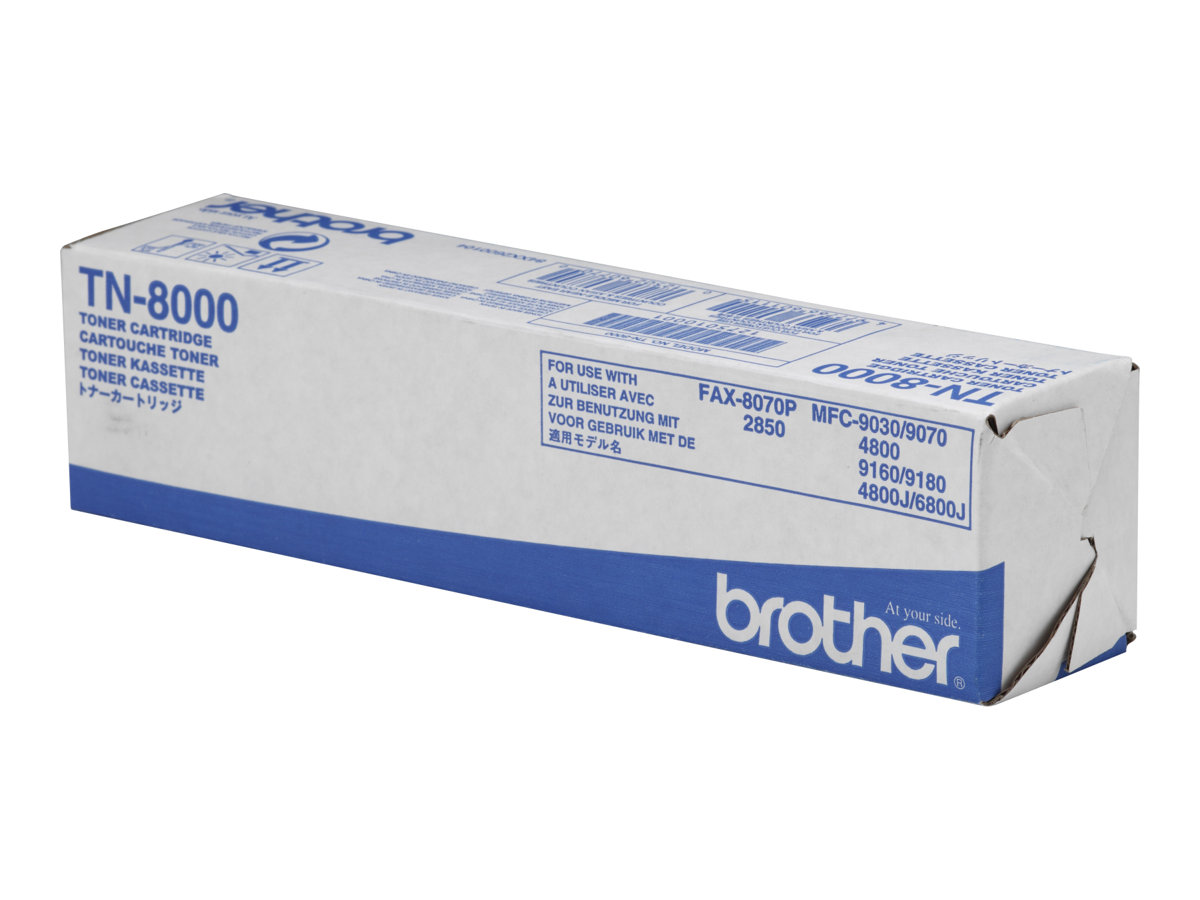 Brother TN8000 - Schwarz - Original - Tonerpatrone - für Brother MFC-4800 - MFC-9030 - MFC-9070 - MFC-9160 - MFC-9180; FAX-2850 - 8070P