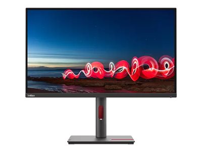 Lenovo ThinkVision T27i-30 - LED-Monitor - 68.6 cm (27") - 1920 x 1080 Full HD (1080p) @ 60 Hz - IPS - 300 cd/m² - 1000:1 - 4 ms - HDMI - VGA - DisplayPort - Schwarz - Campus