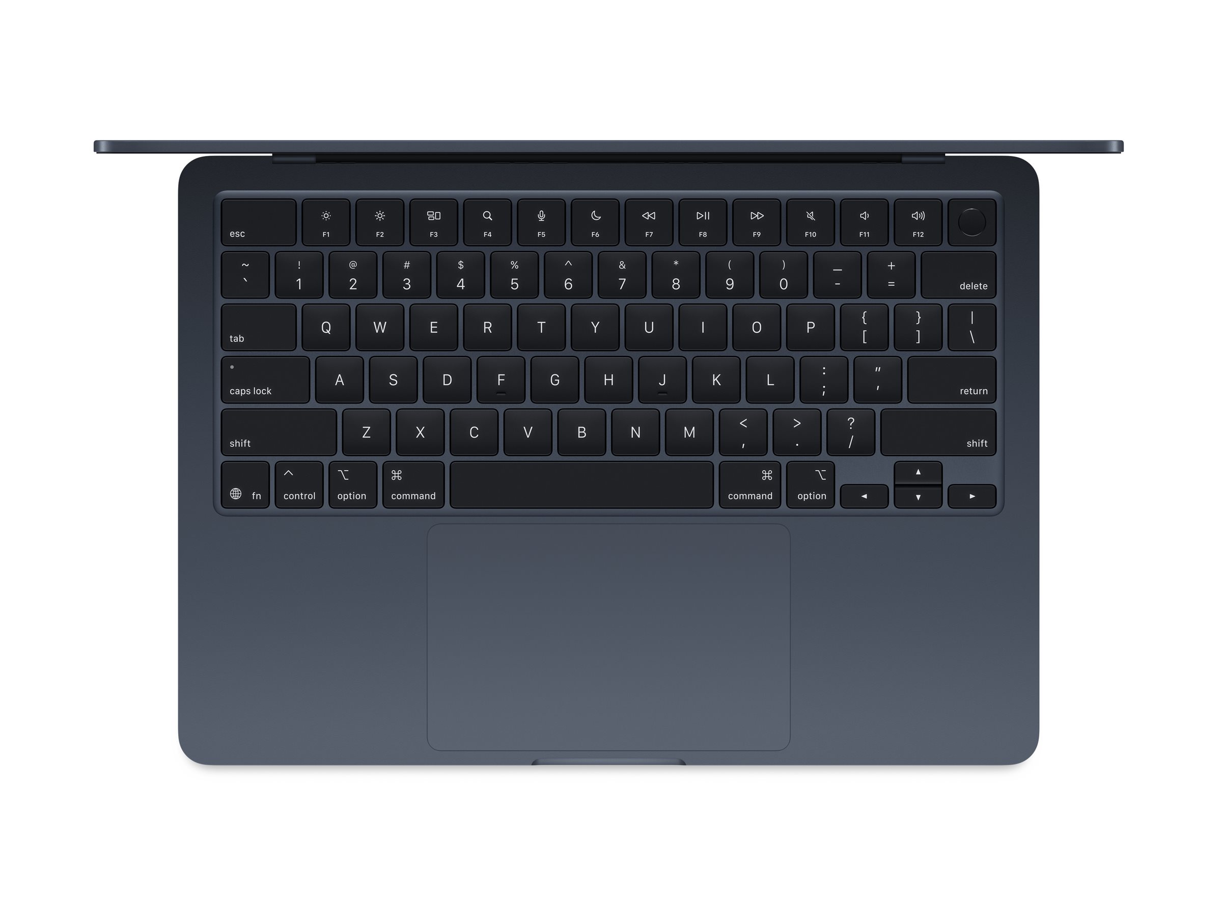 Apple MacBook Air - M4 - Apple M4 10-core - IPS 2560 x 1664 (WQXGA) - Wi-Fi 6E - Bluetooth - Midnight - kbd: Deutsch