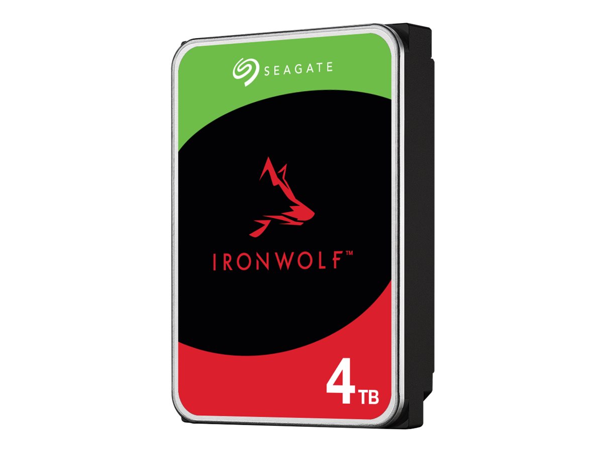 Seagate IronWolf ST4000VN006 - Festplatte - 4 TB - intern - SATA 6Gb/s - 5400 rpm - Puffer: 256 MB - mit 3 Jahre Seagate Rescue Datenwiederherstellung
