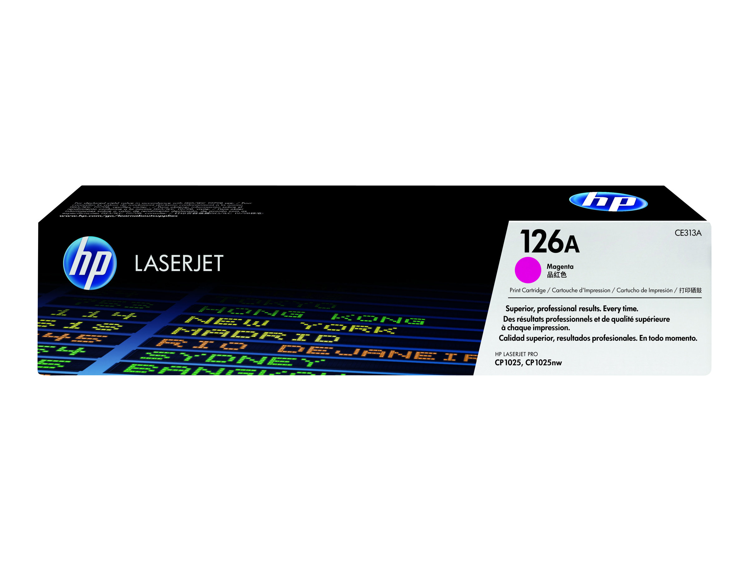 HP 126A - Magenta - Original - LaserJet - Tonerpatrone (CE313A) - für Color LaserJet Pro CP1025; LaserJet Pro MFP M175; TopShot LaserJet Pro M275 HP 126A - Magenta - Original - LaserJet - Tonerpatrone (CE313A) - für Color LaserJet Pro CP1025; LaserJet Pro MFP M175; TopShot LaserJet Pro M275