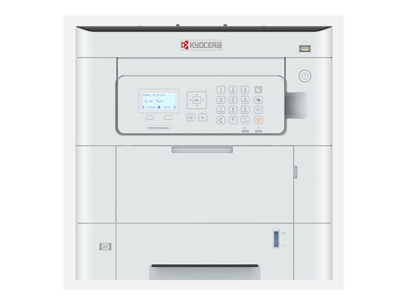 Kyocera ECOSYS PA3500cx - Drucker - Farbe - Duplex - / bis zu 35 Seiten/Min. (Farbe) - Kapazität: 650 Blätter - USB 2.0 - Gigabit LAN - USB-Host Kyocera ECOSYS PA3500cx - Drucker - Farbe - Duplex - / bis zu 35 Seiten/Min. (Farbe) - Kapazität: 650 Blätter - USB 2.0 - Gigabit LAN - USB-Host