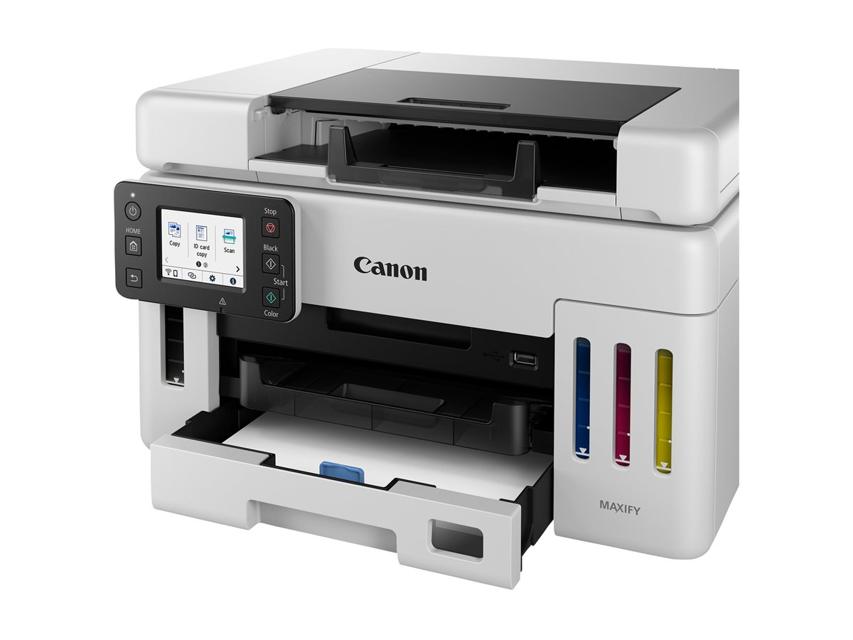 Canon MAXIFY GX6550 - Multifunktionsdrucker - - Legal (216 x 356 mm) (Original) - A4/Legal (Medien) - bis zu 24 ipm (Drucken) - 350 Blatt - Wi-Fi(ac) - LAN - USB-Host - USB 2.0