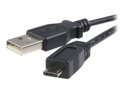 micro USB-Kabel 0,5m USB 2.0 A->B St/St - zu Micro-USB Typ B (M) - USB 2.0 - 50 cm - Schwarz - für P/N: KITBXAVHDPEU - KITBXAVHDPUK