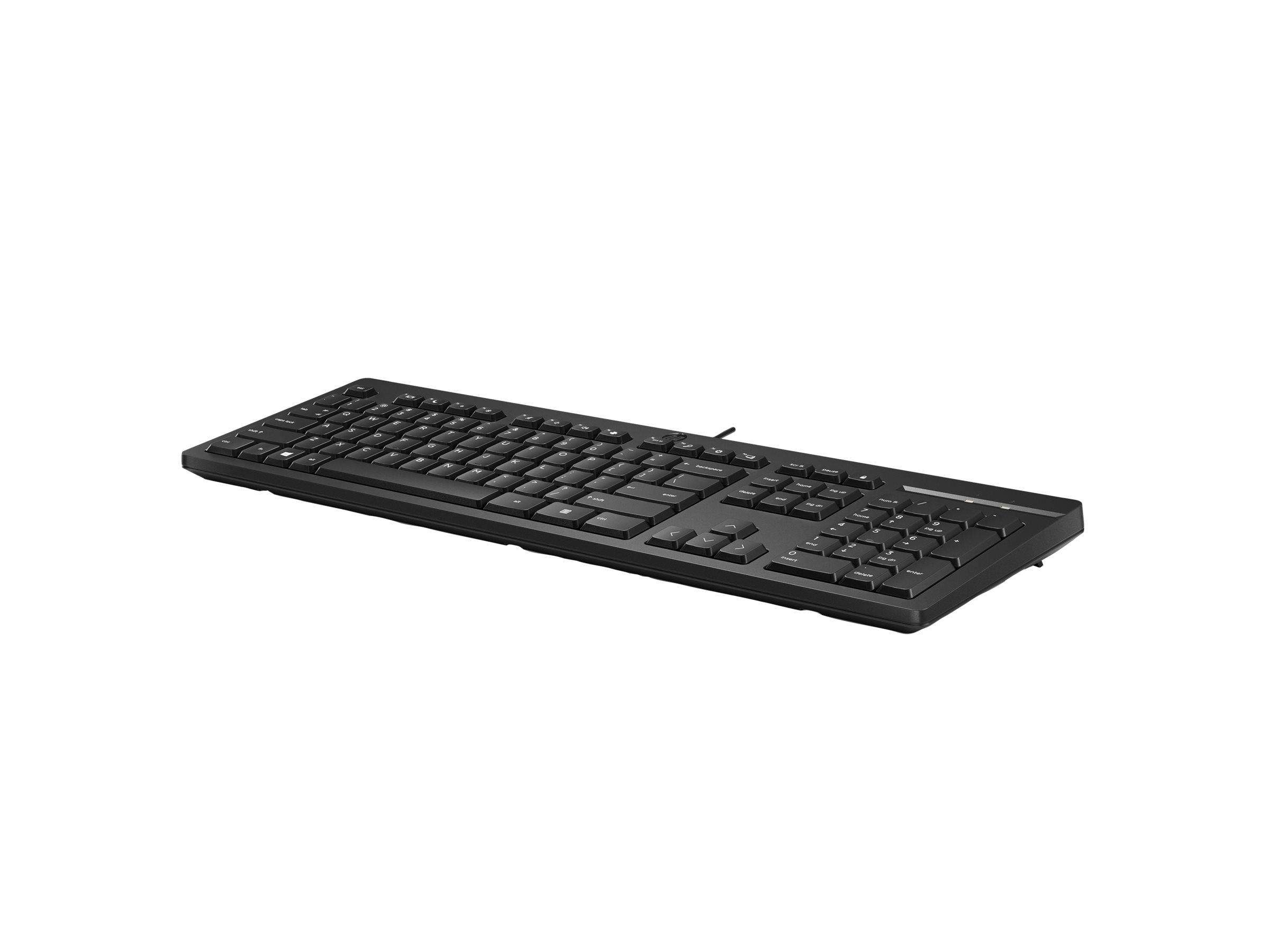 HP 125 G2 - Tastatur - 100% - full size - USB - full size - USB - Schwarz