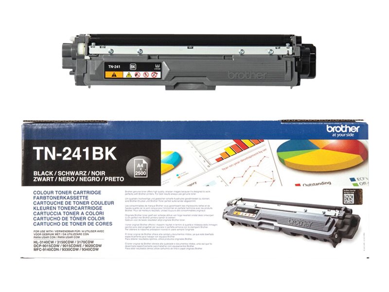Brother TN241BK - Schwarz - Original - Tonerpatrone - für Brother DCP-9015 - DCP-9020 - HL-3140 - HL-3150 - HL-3170 - MFC-9140 - MFC-9330 - MFC-9340 Brother TN241BK - Schwarz - Original - Tonerpatrone - für Brother DCP-9015 - DCP-9020 - HL-3140 - HL-3150 - HL-3170 - MFC-9140 - MFC-9330 - MFC-9340