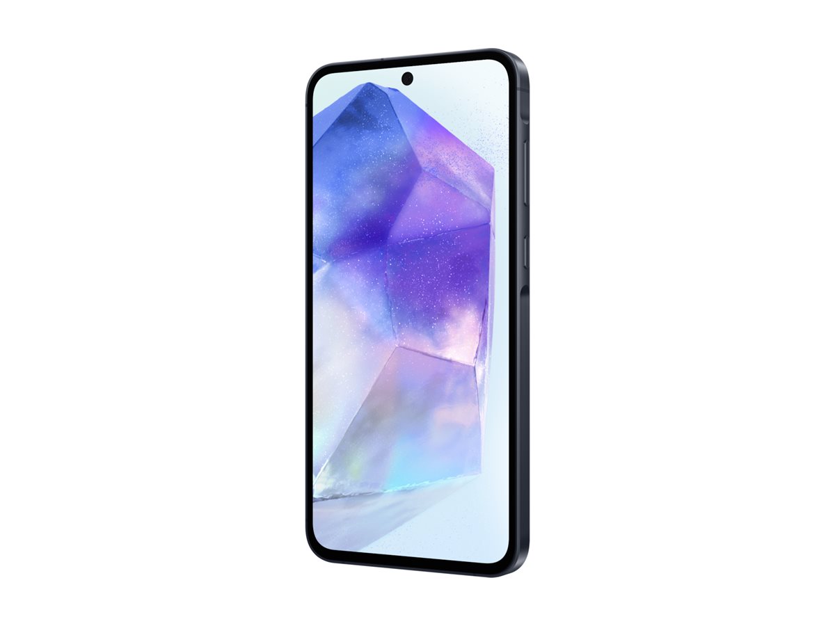 Samsung Galaxy A55 - 5G Smartphone - Dual-SIM - RAM 8 GB / Interner Speicher 256 GB - microSD slot - - Triple-Kamera 50 MP - 12 MP - 5 MP - front camera 32 MP - Awesome Navy