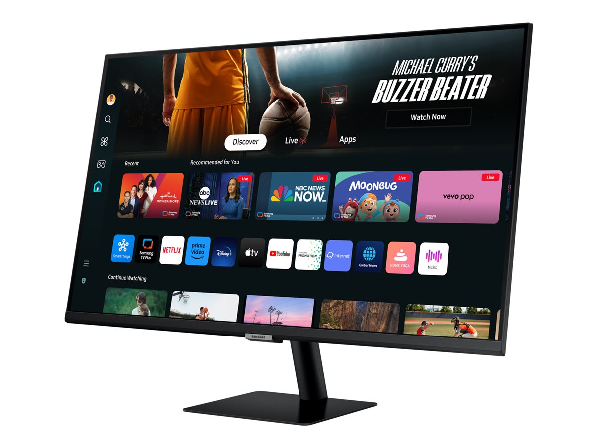 Samsung S32DM700UU - M70D Series - LED-Monitor - - 3840 x 2160 4K @ 60 Hz - VA - 300 cd/m² - 3000:1 - HDR10 - 4 ms - HDMI - USB-C - Lautsprecher - Schwarz