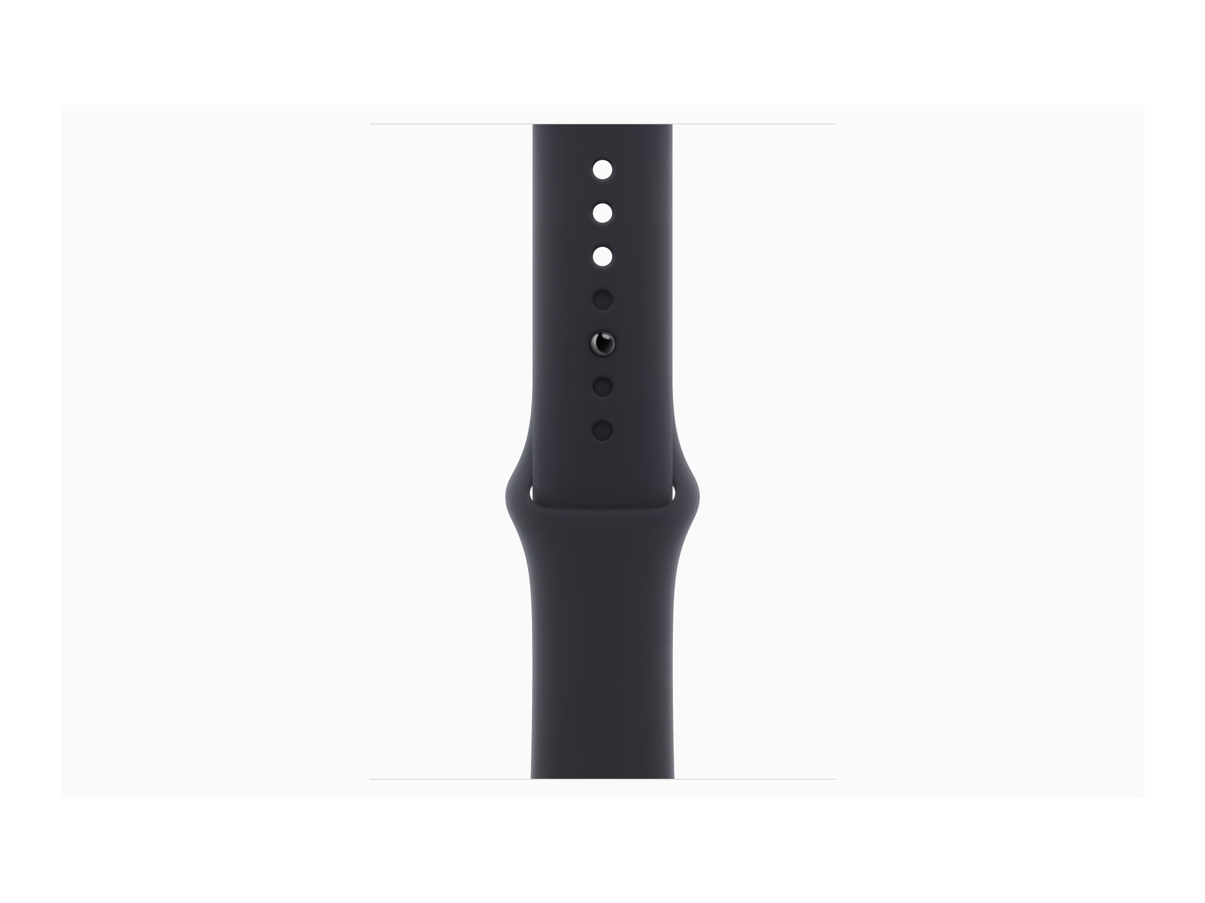Apple Watch Series 9 (GPS + Cellular) - 45 mm - Midnight Aluminium - intelligente Uhr mit Sportband - Flouroelastomer - Midnight - Bandgröße: M/L - 64 GB - Wi-Fi - Bluetooth - UWB - LTE - 4G - 39 g