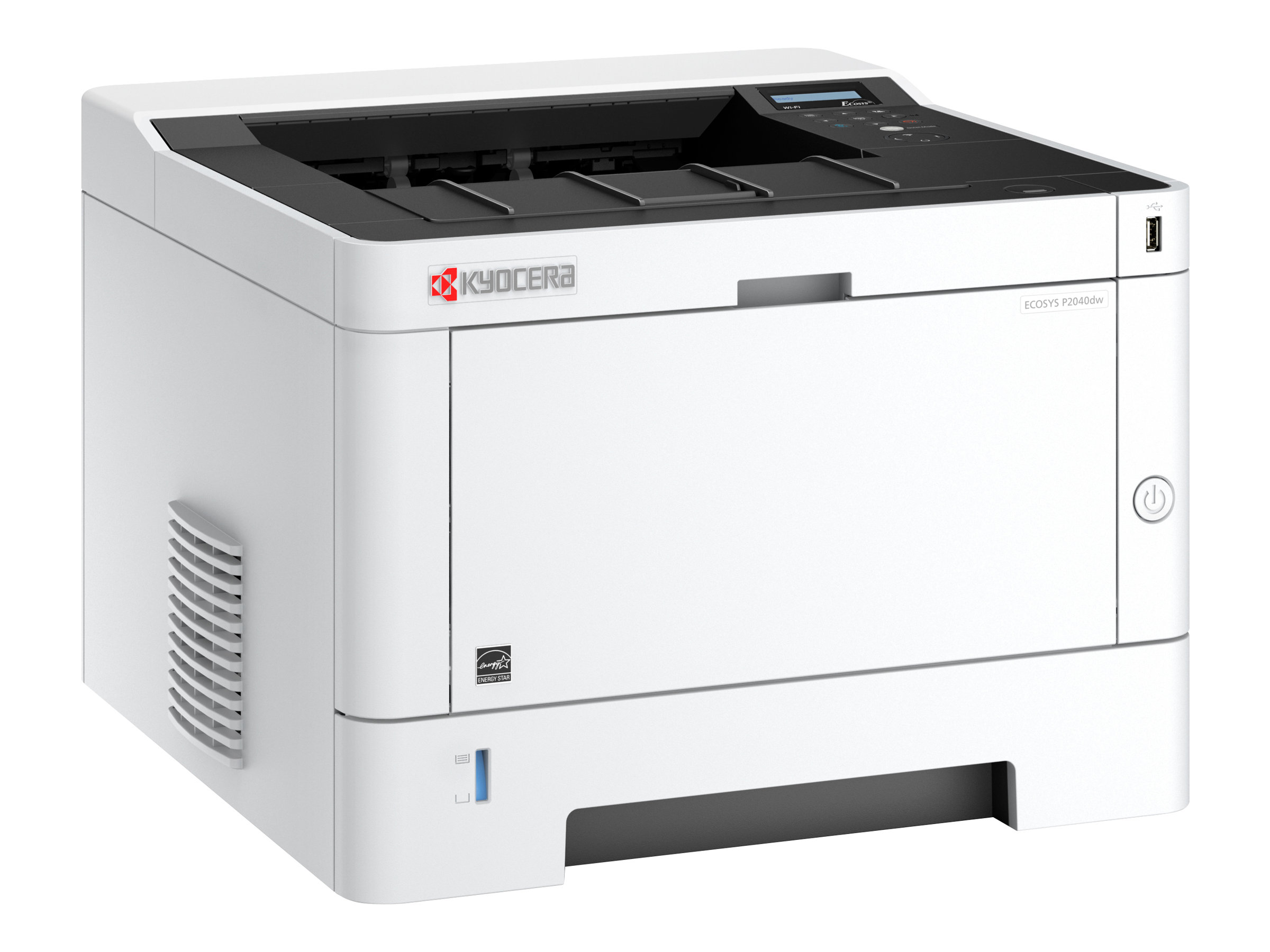 Kyocera ECOSYS P2040dw - Drucker - s/w - Duplex - Laser - A4/Legal - 1200 dpi - bis zu 40 Seiten/Min. - Kapazität: 350 Blätter - USB 2.0 - Gigabit LAN - USB-Host - Wi-Fi