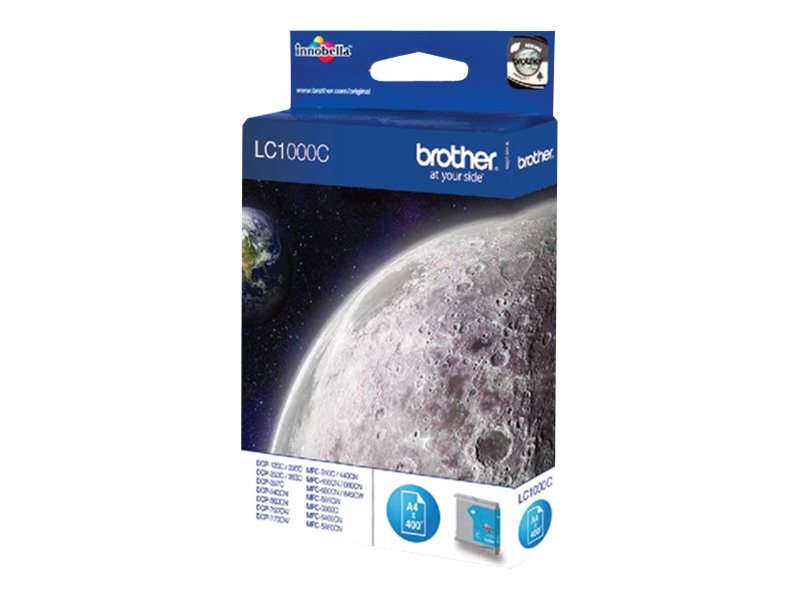 Brother LC1000C - Cyan - Original - Tintenpatrone - für Brother DCP-350 - 353 - 357 - 560 - 750 - 770 - MFC-3360 - 465 - 5460 - 5860 - 660 - 680 - 845 - 885