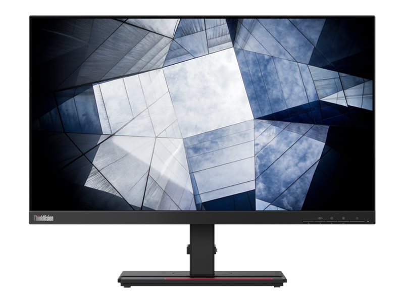 Lenovo ThinkVision P24h-2L - LED-Monitor - 61 cm - (23.8" sichtbar) - 2560 x 1440 QHD @ 60 Hz - IPS - 300 cd/m² - 1000:1 - 4 ms - HDMI - DisplayPort - USB-C - Lautsprecher - Raven Black