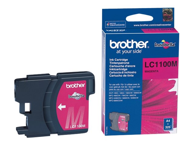 Brother LC1100M - Magenta - Original - Tintenpatrone - für Brother DCP-185 - 385 - 395 - 585 - J715 - MFC-490 - 5490 - 5890 - 5895 - 6890 - 790 - 795 - 990 - J615