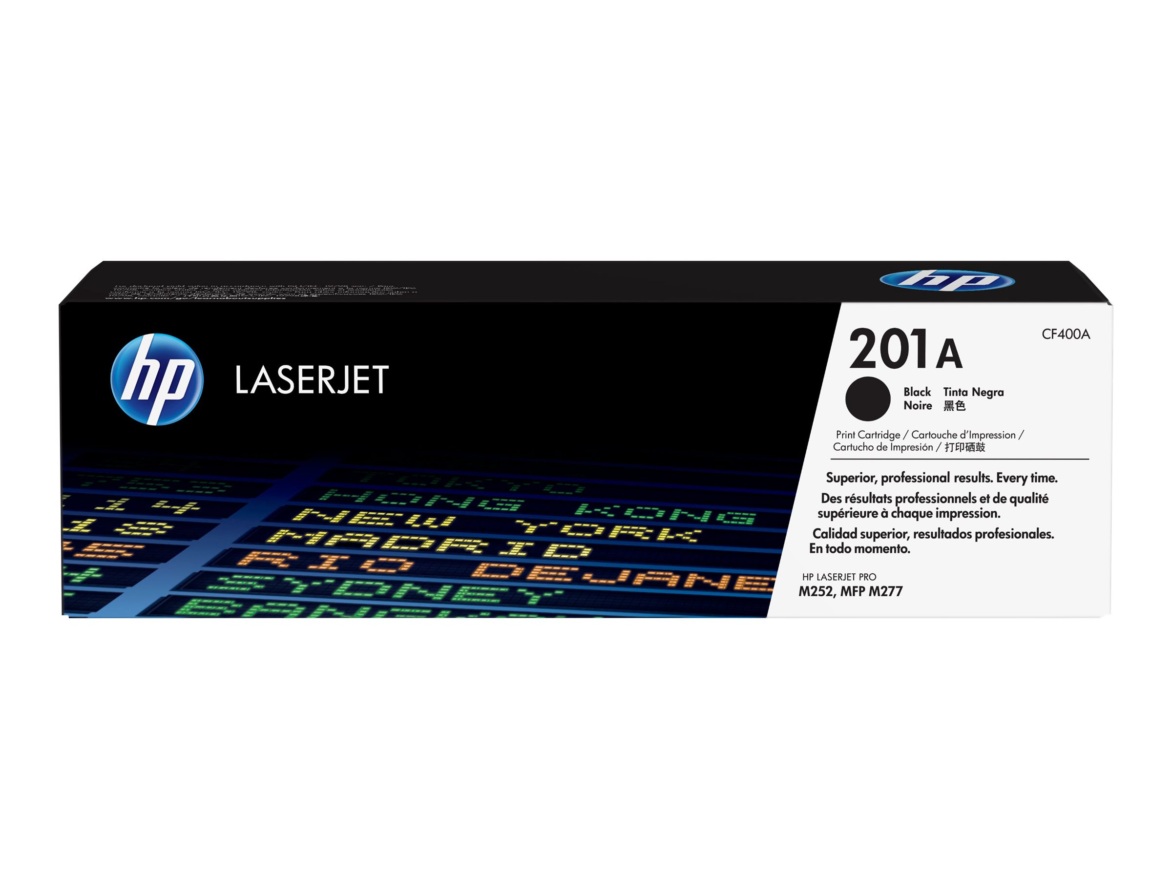 HP 201A - Schwarz - original - LaserJet - Tonerpatrone (CF400A) - für Color LaserJet Pro M252dn - M252dw - M252n - MFP M277c6 - MFP M277dw - MFP M277n