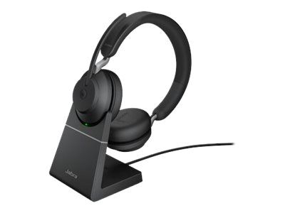 Jabra Evolve2 65, MS Stereo, Kabellos,Büro/Callcenter, mit Ladestation