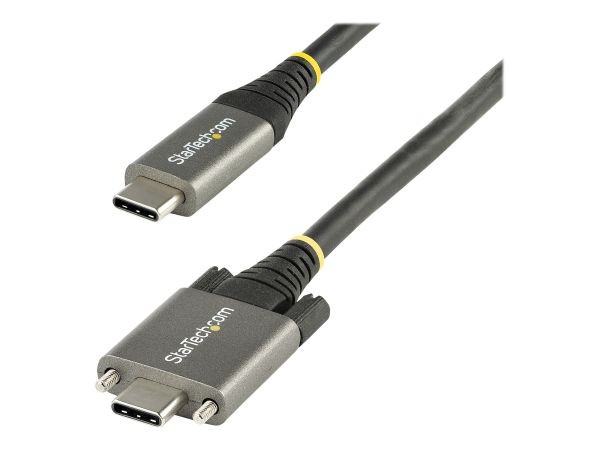 StarTech.com 50cm USB-C Kabel mit Schraubensicherung 10Gbit/s - USB 3.1/3.2 Gen 2 Typ-C Kabel - 100W