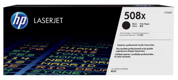 HP Toner 508X schwarz f. LaserJet + JetIntelligence hohe Kapazität