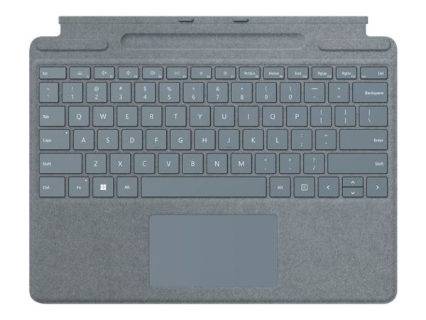 Microsoft Signature, QWERTZ, Eisblau, Touchpad,
