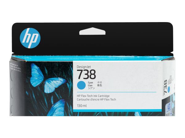 HP 738 - 130 ml - Cyan - original - DesignJet