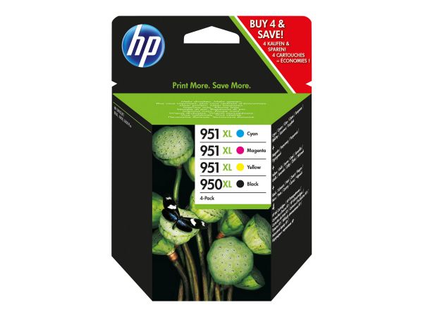 HP Tintenpatrone C2P43AE 4er-Pack HP 950XL schwarz HP 951XL cyan/magenta/gelb