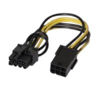 exertis Connect Connect 146695 - PCI-E (6-pin) - PCI-E (8-pin) - Female connector / Female connector