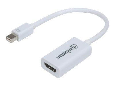 Manhattan Passiver Mini-DisplayPort auf HDMI-Adapter, Mini DisplayPort-Stecker auf HDMI-Buchse, pass