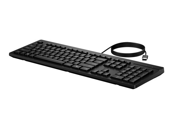 HP 125 - Tastatur - 100% - full size - USB - QWERTZ