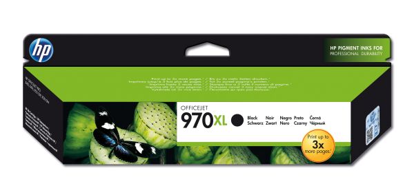 HP Tintenpatrone 970XL schwarz f. Officejet Pro X476dw/X576dw/X451dw/X551dw