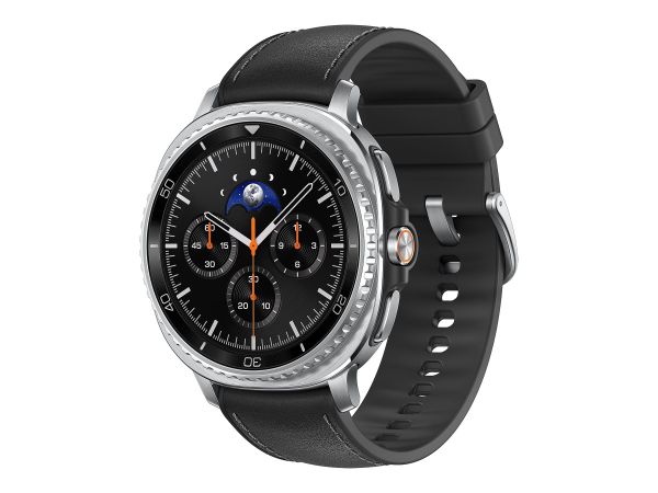 Samsung Galaxy Watch8 Classic - 46 mm - intelligente Uhr mit hybrid band - Hybrid-Eco-Leder - Bandgr