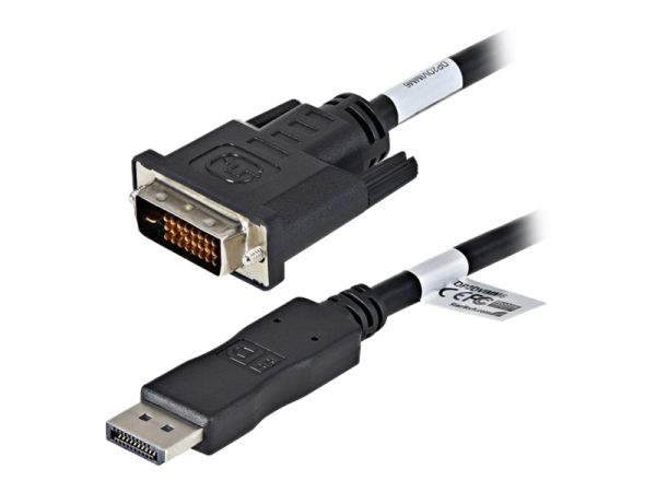 StarTech.com 10-Pack 6ft DisplayPort to DVI Cable, DisplayPort 1.2 to DVI-D Video Adapter Cable, 108