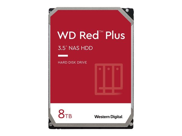 WD Red Plus NAS Hard Drive WD80EFBX - Festplatte - 8 TB - intern - 3.5" (8.9 cm)