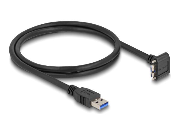 Delock USB-Kabel - USB Typ A (M) nach unten abgewinkelt zu Micro-USB Type B (M)